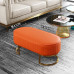 Modern Luxury Solid Wood Living Room Sofa Stool Shoe Stool Stainless Steel Footrest Leather Bedroom Bed Foot Stool Modern Luxury Solid Wood Living Room Sofa Stool Shoe Stool Stainless Steel Footrest Leather Bedroom Bed Foot Stool
