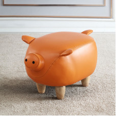 Creative Leather Pig Stool Solid Wood Shoe Bench Sofa Footstool Hallway Stool Testing Shoe Stool Storage Stool Creative Leather Pig Stool Solid Wood Shoe Bench Sofa Footstool Hallway Stool Testing Shoe Stool Storage Stool