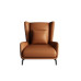 Nordic Minimalist Leather Single Sofa Chair Living Room Minimal Luxury Designer Armchair Tiger Chair Footrest Nordic Minimalist Leather Single Sofa Chair Living Room Minimal Luxury Designer Armchair Tiger Chair Footrest