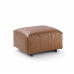 Italian Modern Foot Stool with Genuine Leather Handwoven Footstool Italian Modern Foot Stool with Genuine Leather Handwoven Footstool