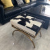 Modern Luxury Cowhide Shoe Bench Modern Luxury Cowhide Shoe Bench