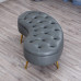 Nordic Leather Sofa Stool Entryway Arc Shoe Stool Grey Eccentric Wardrobe Stool Half Round Footstool Nordic Leather Sofa Stool Entryway Arc Shoe Stool Grey Eccentric Wardrobe Stool Half Round Footstool