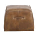 Leather Brown Ottoman Living Room Sofa Stool Footstool Hallway Shoe Bench Stool