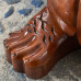 American Wooden Sofa Stool Leather Turtle Footstool Kids Low Stool Creative Wealthy Stool Sofa Footstool Shoe Bench