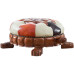 American Wooden Sofa Stool Leather Turtle Footstool Kids Low Stool Creative Wealthy Stool Sofa Footstool Shoe Bench