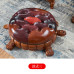 American Wooden Sofa Stool Leather Turtle Footstool Kids Low Stool Creative Wealthy Stool Sofa Footstool Shoe Bench