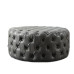 Furniture Store Tryon Bench Shoe Stand Leather Pouffe