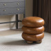 Nordic Emoji French Retro Medieval Chester Isles Top Grain Leather Footstool Shoe Changing Stool Nordic Emoji French Retro Medieval Chester Isles Top Grain Leather Footstool Shoe Changing Stool