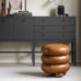 Nordic Emoji French Retro Medieval Chester Isles Top Grain Leather Footstool Shoe Changing Stool Nordic Emoji French Retro Medieval Chester Isles Top Grain Leather Footstool Shoe Changing Stool