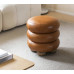 Nordic Emoji French Retro Medieval Chester Isles Top Grain Leather Footstool Shoe Changing Stool Nordic Emoji French Retro Medieval Chester Isles Top Grain Leather Footstool Shoe Changing Stool
