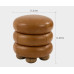 Nordic Emoji French Retro Medieval Chester Isles Top Grain Leather Footstool Shoe Changing Stool Nordic Emoji French Retro Medieval Chester Isles Top Grain Leather Footstool Shoe Changing Stool