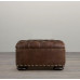 Leather American Sofa Stool Shoes Ottoman Bedroom Cabinet Waxed Leather Industrial Retro Footstool Leather American Sofa Stool Shoes Ottoman Bedroom Cabinet Waxed Leather Industrial Retro Footstool