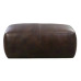 Nordic Retro Leather Footstool Ottoman Bench