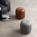 Modern Luxury Leather Vanity Stool Round Nord Italian Minimalist Shoe Change Stool Legs Modern Luxury Leather Vanity Stool Round Nord Italian Minimalist Shoe Change Stool Legs