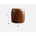 Modern Luxury Leather Vanity Stool Round Nord Italian Minimalist Shoe Change Stool Legs Modern Luxury Leather Vanity Stool Round Nord Italian Minimalist Shoe Change Stool Legs