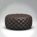 European Round Leather Sofa Chair American Wardrobe Clothes Store High End Shoes Changing Bench Leather Art Pull Buckle Foot Pedestal European Round Leather Sofa Chair American Wardrobe Clothes Store High End Shoes Changing Bench Leather Art Pull Buckle Foot Pedestal