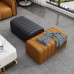 Modern Stylish Mottled Plush Footstool Couch Living Room Modern Stylish Mottled Plush Footstool Couch Living Room