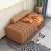 Modern Stylish Mottled Plush Footstool Couch Living Room Modern Stylish Mottled Plush Footstool Couch Living Room