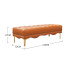 American Light Luxury Footstool Genuine Leather Long Bench Clothing Store Orange Shoe Changing Stool Modern Simple Bedroom End Bench American Light Luxury Footstool Genuine Leather Long Bench Clothing Store Orange Shoe Changing Stool Modern Simple Bedroom End Bench