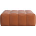 Minimal Leather Square Footstool Ottoman Tea Table Minimal Leather Square Footstool Ottoman Tea Table
