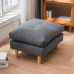Home Fabric Upholstered Footstool Ottoman