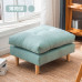 Home Fabric Upholstered Footstool Ottoman