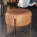 Italian Minimalist Round Sofa Stool Designer Closet Makeup Bench Luxury Living Room Ottoman Leather Shoe Stool Italian Minimalist Round Sofa Stool Designer Closet Makeup Bench Luxury Living Room Ottoman Leather Shoe Stool
