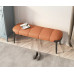 Nordic Leather Shoe Stool Modern Minimalist Bedroom Solid Wood Stool Luxury Sofa Stool Footstool