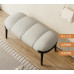 Nordic Leather Shoe Stool Modern Minimalist Bedroom Solid Wood Stool Luxury Sofa Stool Footstool