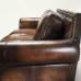 Leather Sofa Set Retro Style