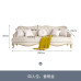 Light Luxury Modern Minimalist Wooden Luxurious American Leather Sofa Living Room French Cloud Sofa Coffee Table Furniture