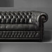 American Leather Luxury Grey Living Room Sample Small Apartment Sample Room Upper Layer Leather Solid Wood Sofa