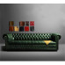 American Leather Luxury Grey Living Room Sample Small Apartment Sample Room Upper Layer Leather Solid Wood Sofa