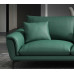 Italian Style Minimalism Leather Sofa Nordic Modern Living Room Straight Sofa Small Size Latex Leather Sofa