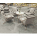 Light Luxury Modern Reception Conversation Sofa Coffee Tea Rest Leather Couch