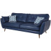 Scandinavian Leather Sofa Set