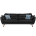 Scandinavian Leather Sofa Set