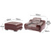 Luxury Genuine Leather Sofa Set Modern Minimalist Home Furniture Top Layer Cowhide