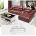 Luxury Genuine Leather Sofa Set Modern Minimalist Home Furniture Top Layer Cowhide