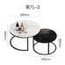 Modern Luxury ThreeSeater Leather Sofa Tea Table Set