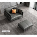 Modern Luxury ThreeSeater Leather Sofa Tea Table Set