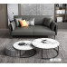 Modern Luxury ThreeSeater Leather Sofa Tea Table Set