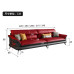 Italian Style Minimalist Leather Sofa Living Room Simple Modern Luxury Sizes