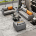 Office Modern Style Sofa Tea Table Set