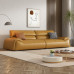 Genuine Leather Sofa New European Style Compact Living Room Footstool Combination Genuine Leather Sofa New European Style Compact Living Room Footstool Combination