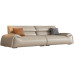 Genuine Leather Sofa New European Style Compact Living Room Footstool Combination Genuine Leather Sofa New European Style Compact Living Room Footstool Combination
