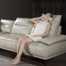 Leather Deep Adjustable Armrest Piano Key Sofa Leather Deep Adjustable Armrest Piano Key Sofa