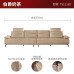Leather Deep Adjustable Armrest Piano Key Sofa Leather Deep Adjustable Armrest Piano Key Sofa