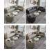 Italian Leather Sofa Living Room Small KTV 4 Seater Straight Row Sofa Set Italian Leather Sofa Living Room Small KTV 4 Seater Straight Row Sofa Set