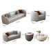 Italian Leather Sofa Living Room Small KTV 4 Seater Straight Row Sofa Set Italian Leather Sofa Living Room Small KTV 4 Seater Straight Row Sofa Set